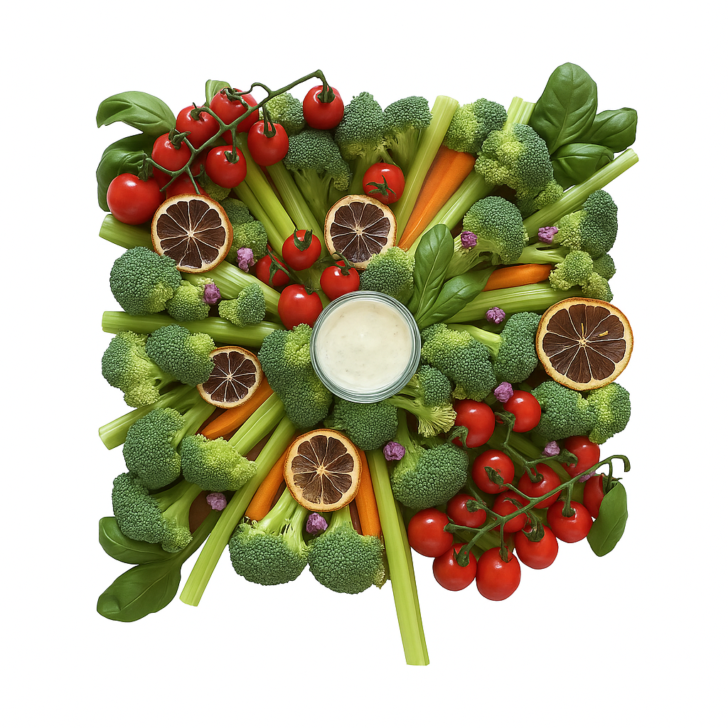 Crudité Board with Dip