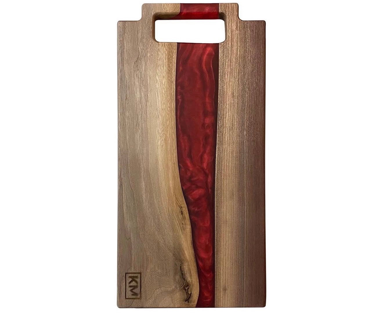 Walnut + Epoxy Charcuterie Board