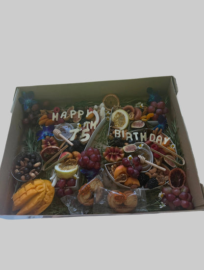 Custom Letter Charcuterie Box
