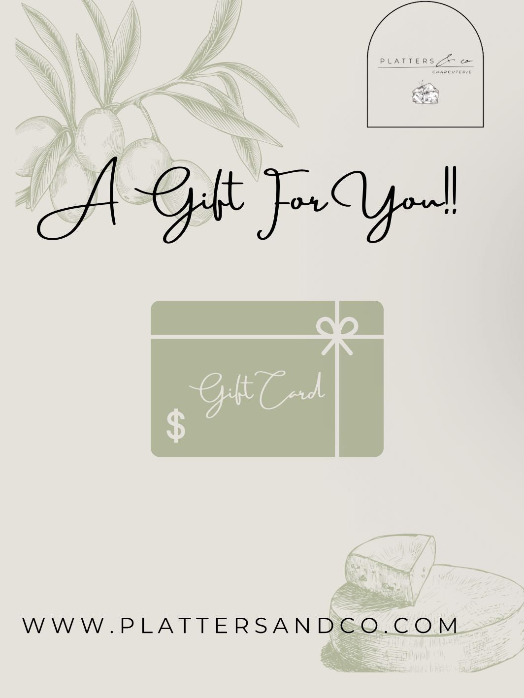 Platters & Co. Gift Card