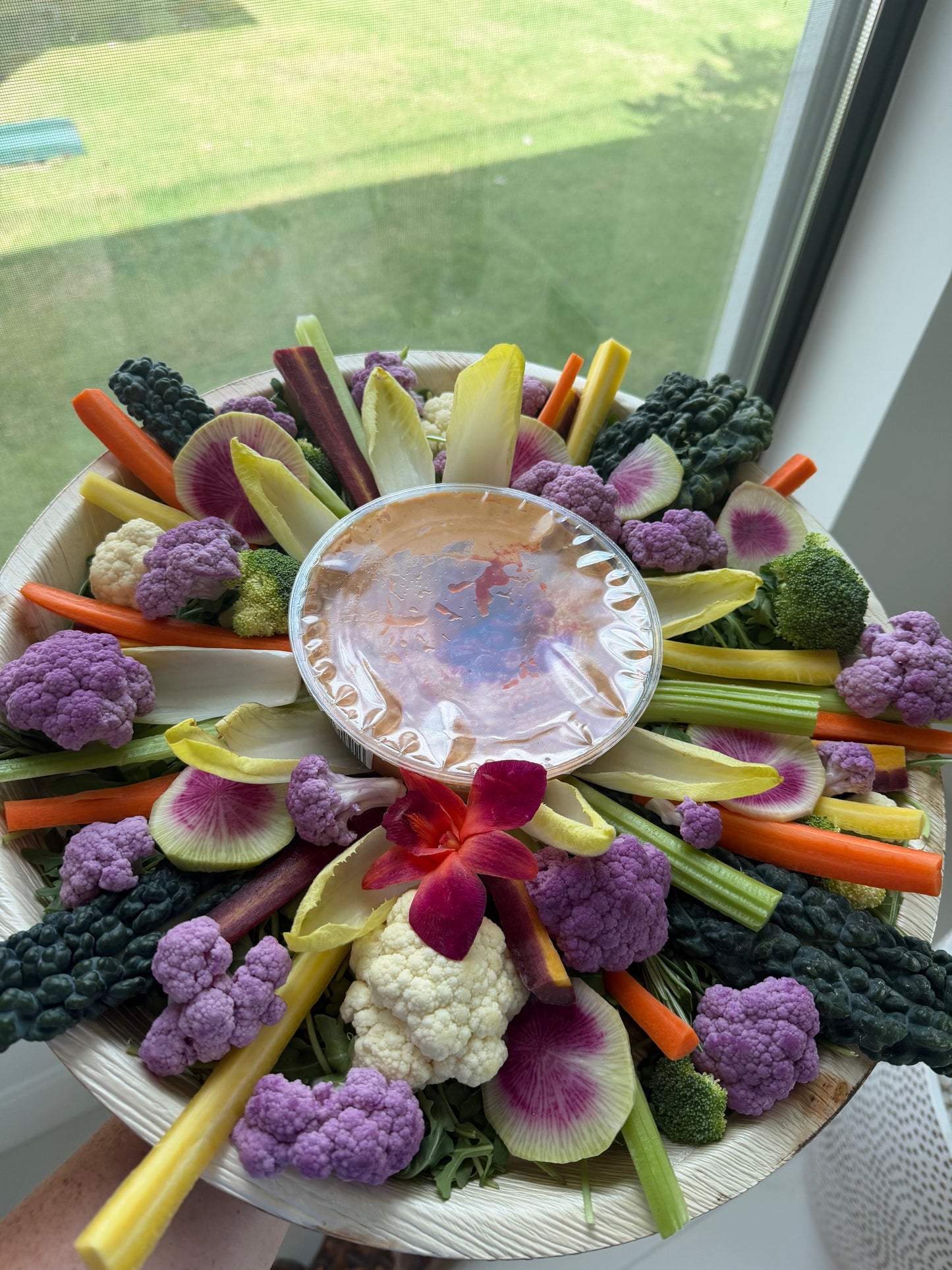 Crudité Board with Dip