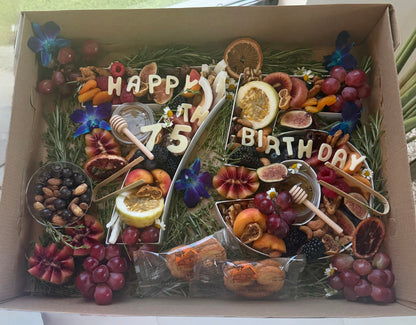 Custom Letter Charcuterie Box