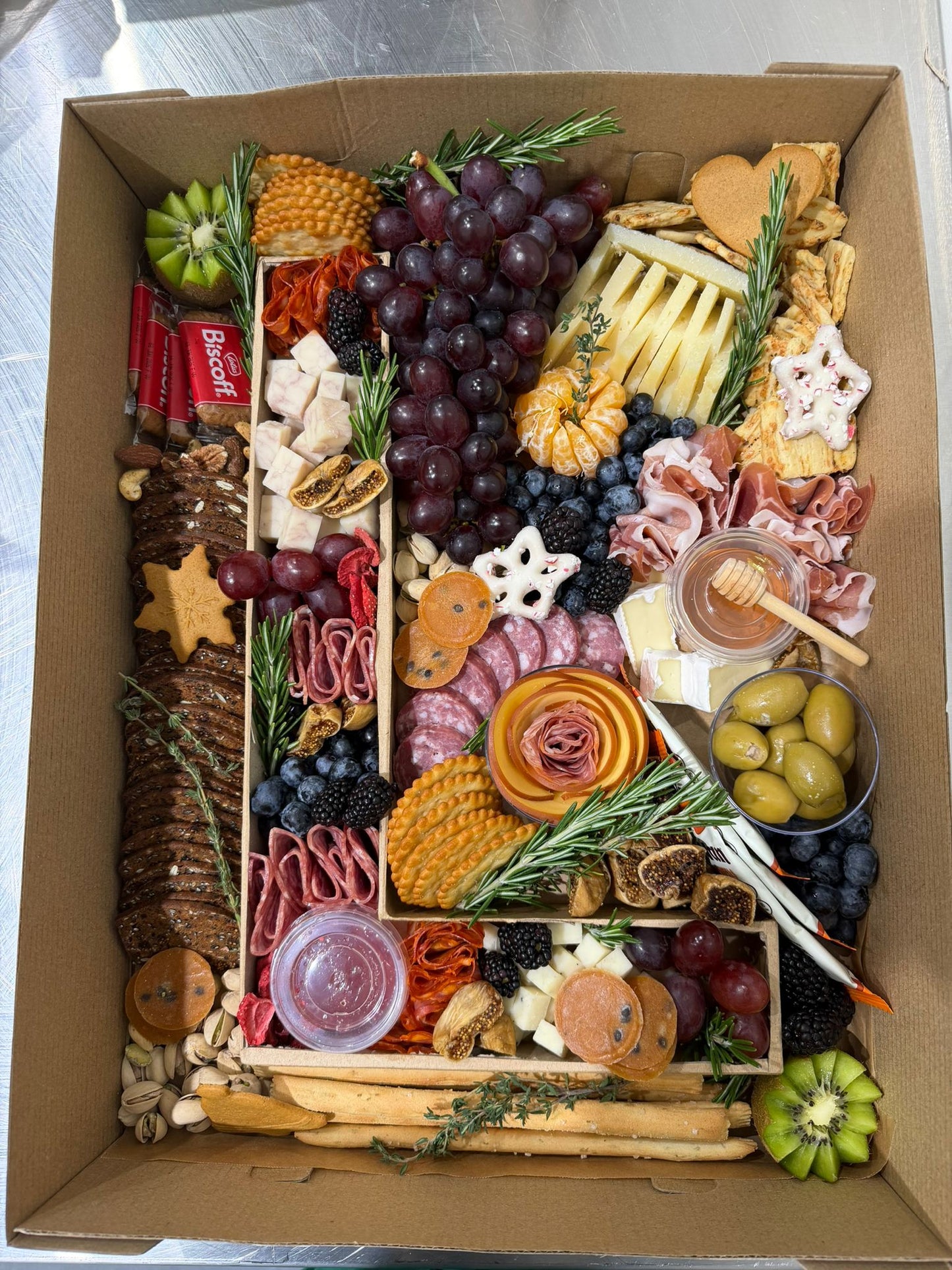 Custom Letter Charcuterie Box