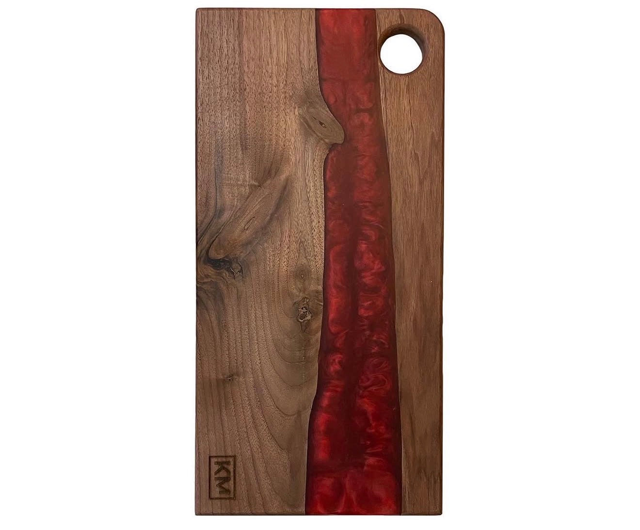 Walnut + Epoxy Charcuterie Board