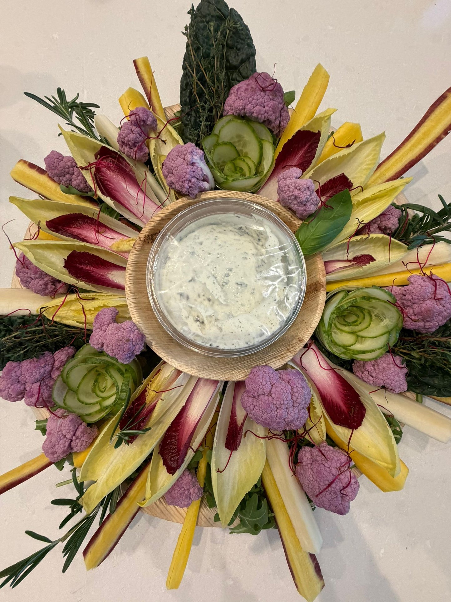 Crudité Board with Dip