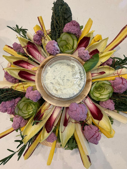 Crudité Board with Dip