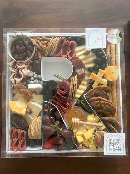 Custom Letter Charcuterie Box