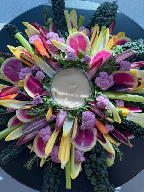 Crudité Board with Dip